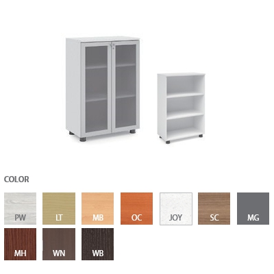 Cabinet (3 Tier / AL Frame Glass Door type)