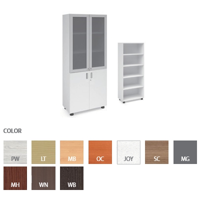 Cabinet (5 Tier / Upper AL Frame Glass Door type)