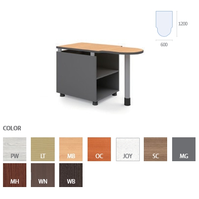 RIAHN series Side Desk (U type Extension Cabinet) / D.P ITEM