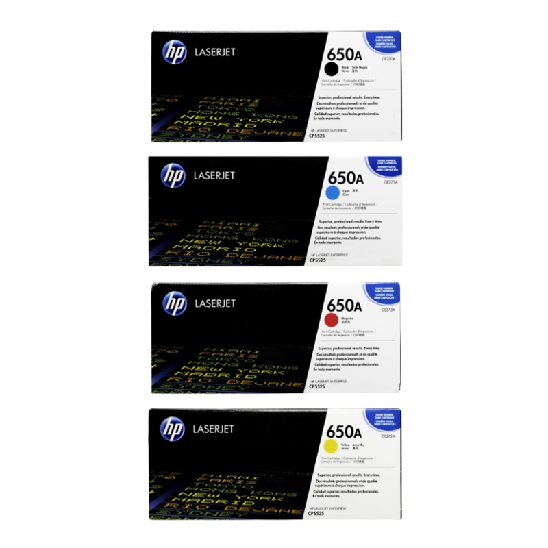 Original (HP 650A) CE270A / CE271A / CE272A / CE273A