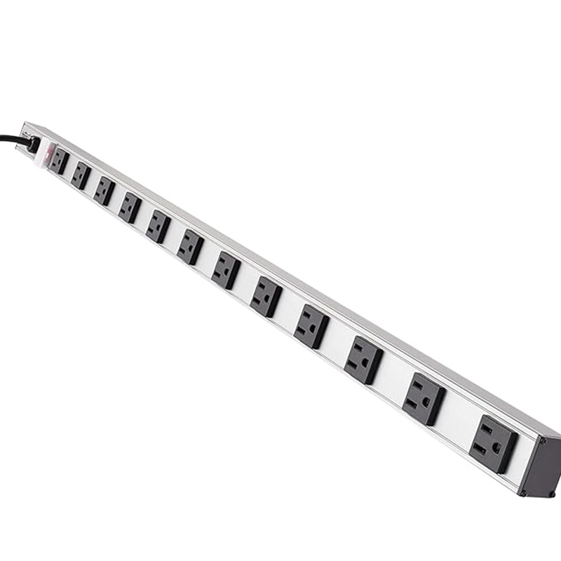 12-Outlet Extension Cord | Power Strip (US Type)