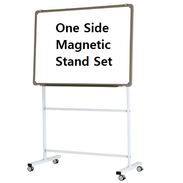 Portable Dry Erase Board | Whiteboard Aluminum Frame with Stand (Magnetic)