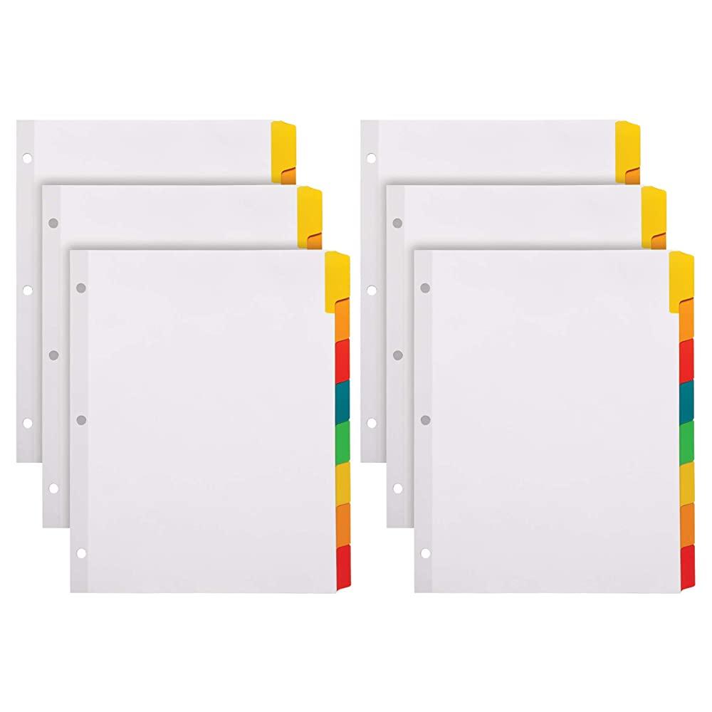 8-Tab Binder Dividers Set