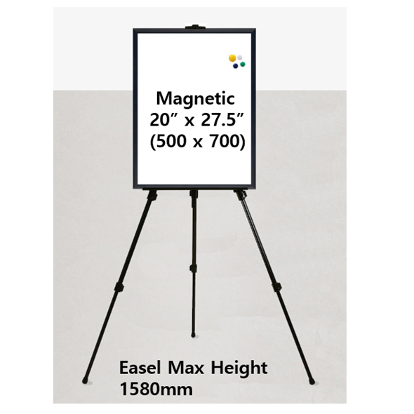 Magnetic Whiteboard with Easel Stand Set | Easel Board