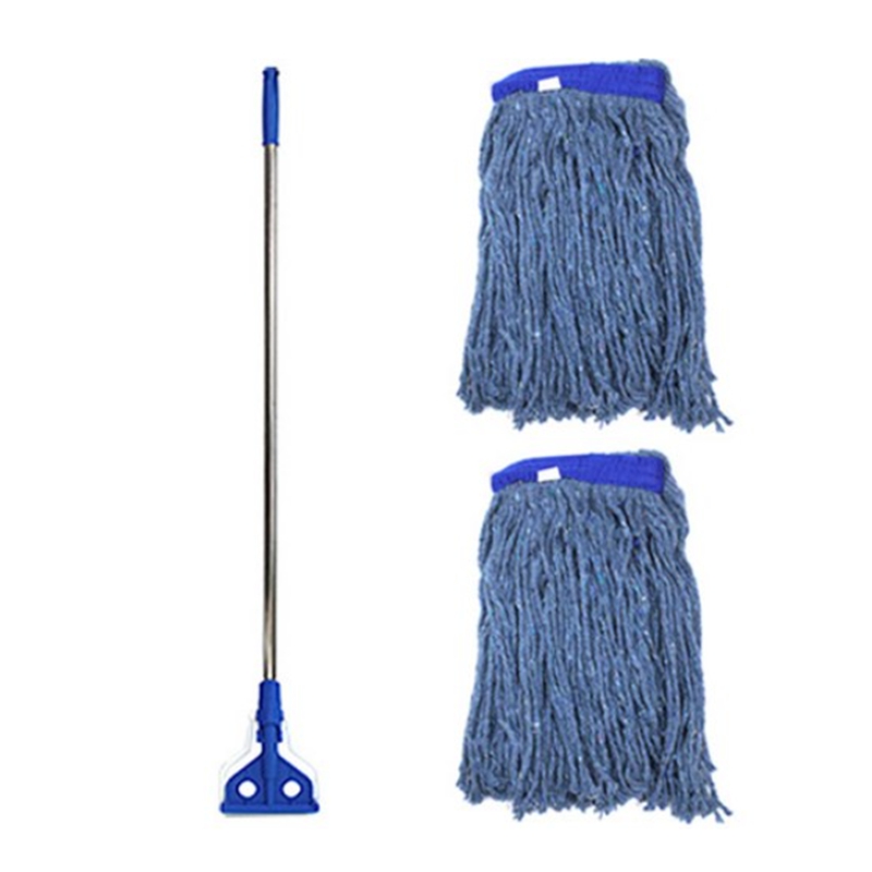Mop Handle + 2 Mop Head Set