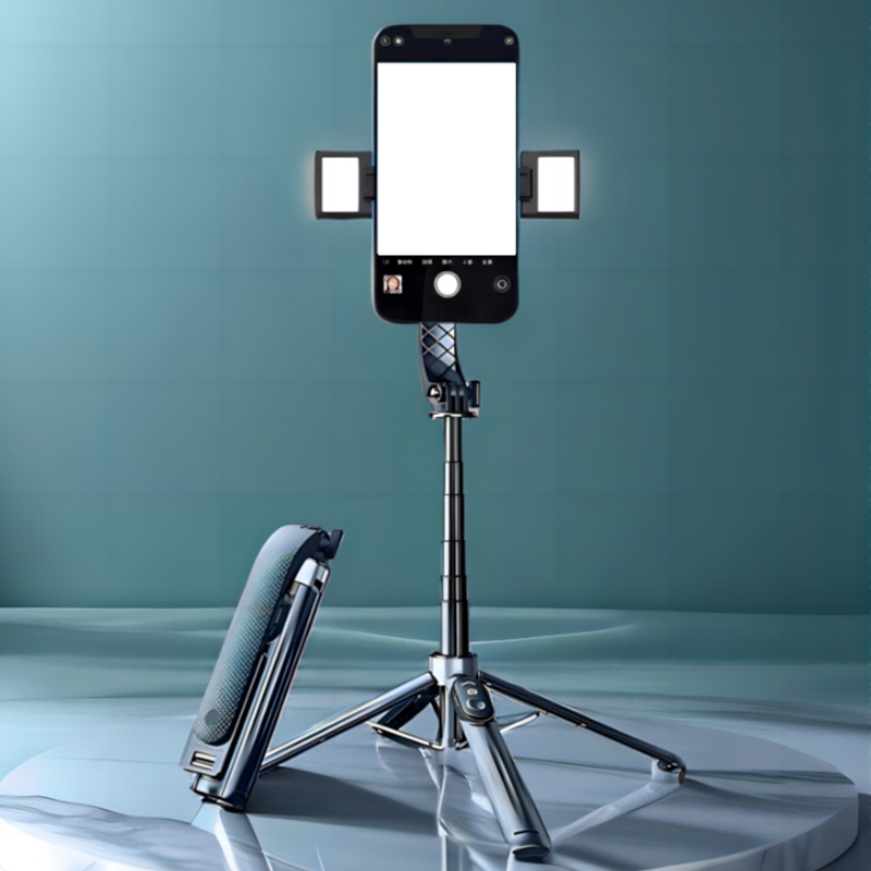 Blutooth Tripod With Remote Control & LED Light