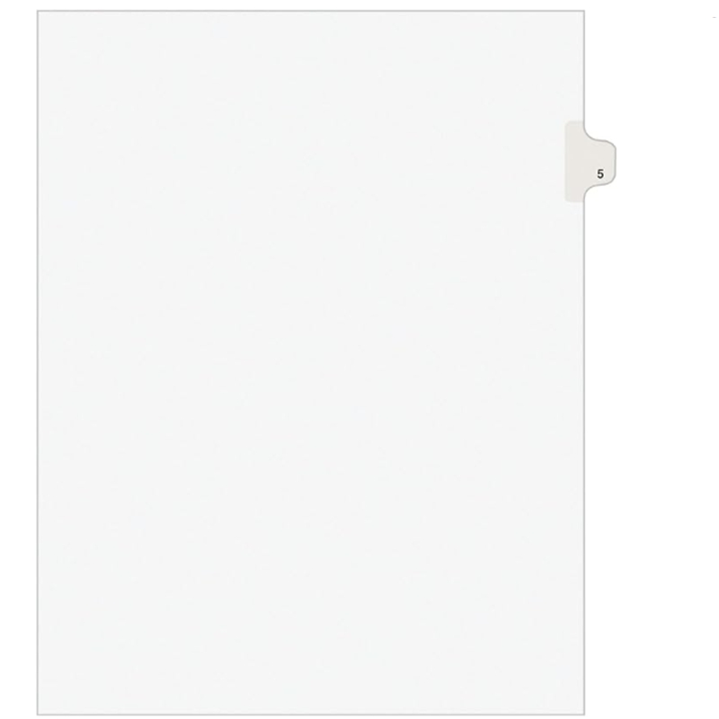 Individual Legal Exhibit Dividers