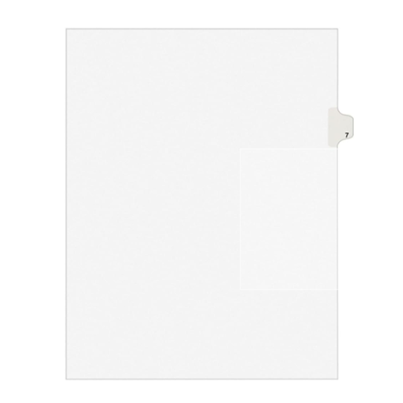 Individual Legal Exhibit Dividers