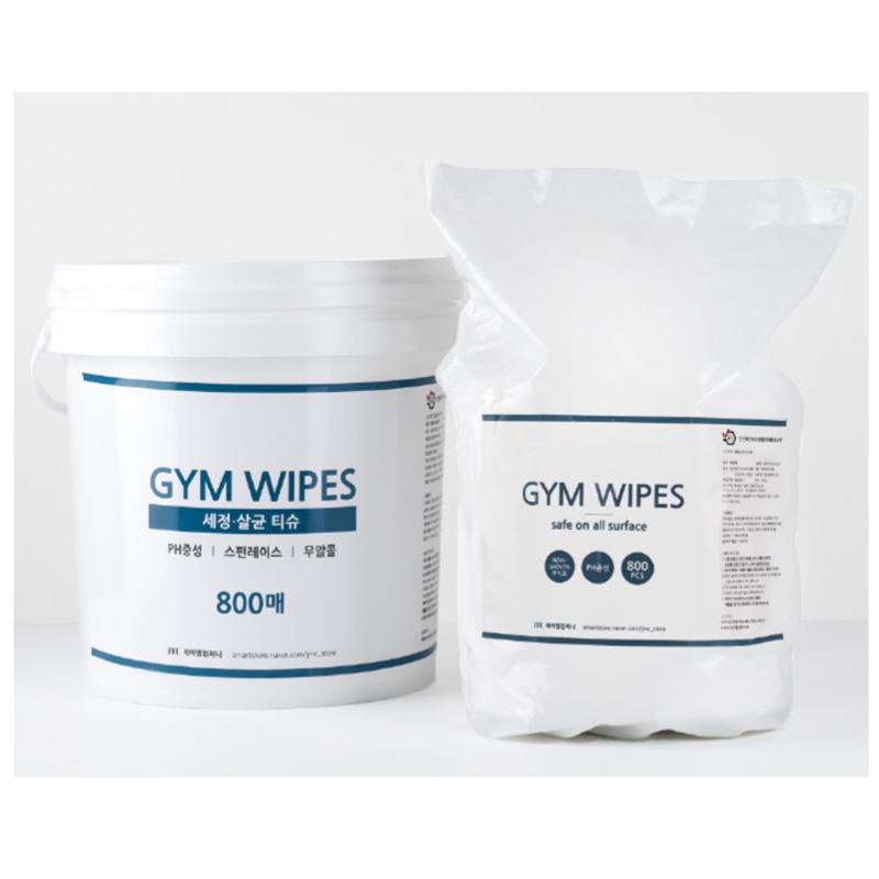 Gym Wipes Refill 800SH + Bucket