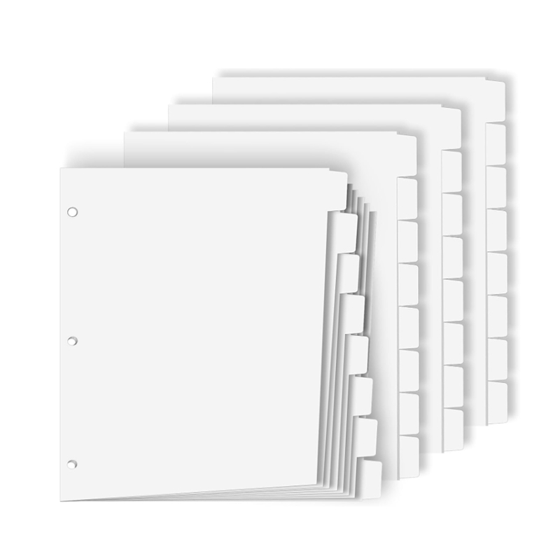 8-Tab Binder Dividers Set