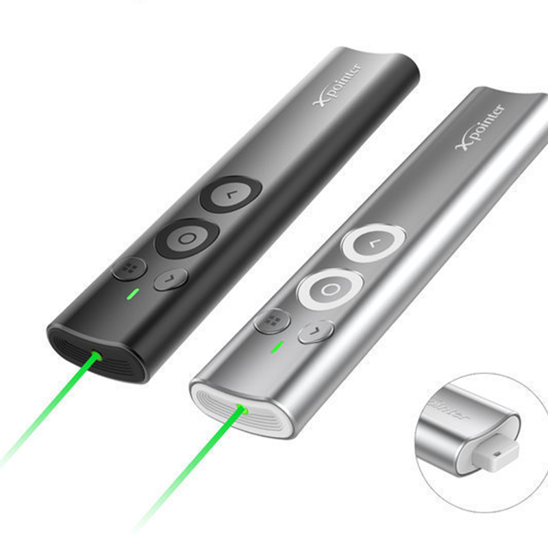 Wireless Presenter Remote, Green Laser Pointer, Image Pointer for LCD/LED