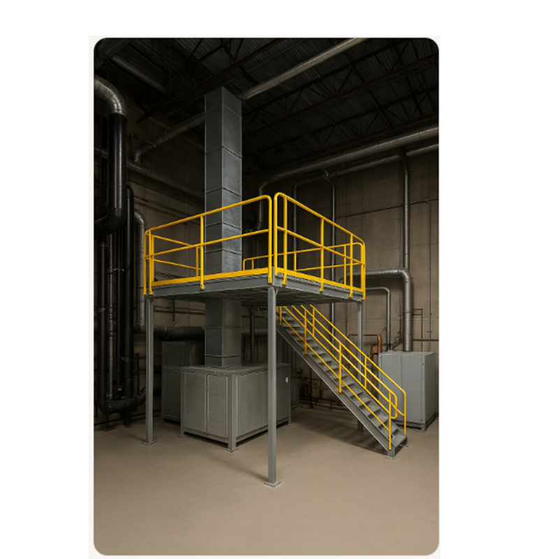 Safety Platform for Elevated Mechanical Systems