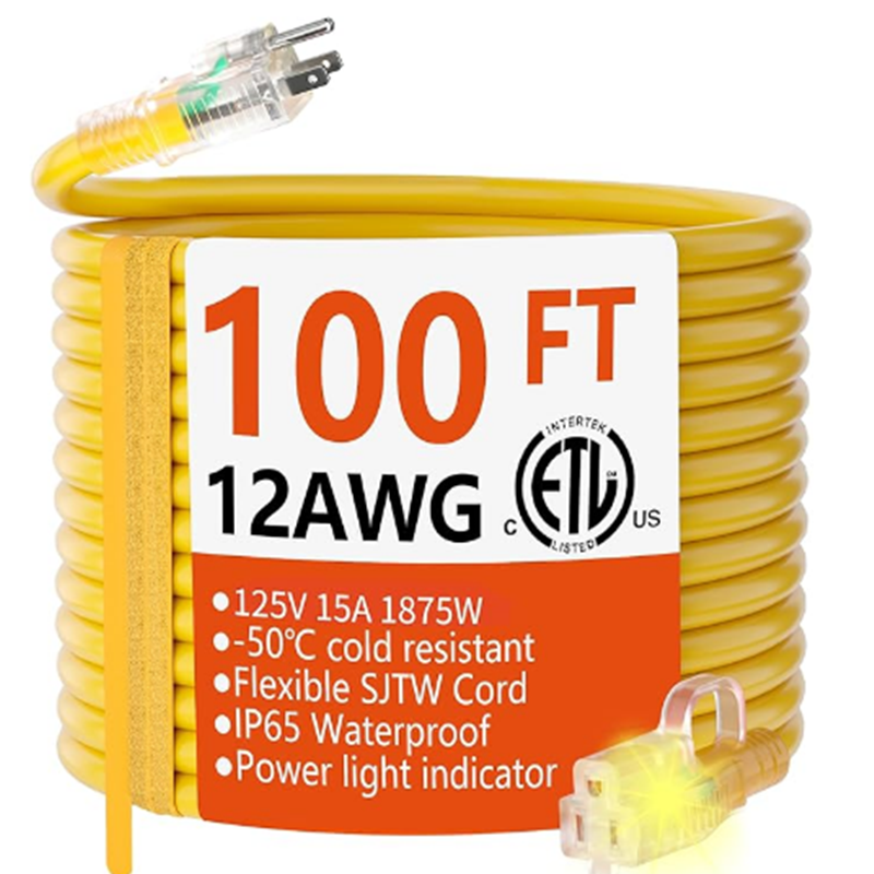Heavy Duty Outdoor Extension Cord 100 ft