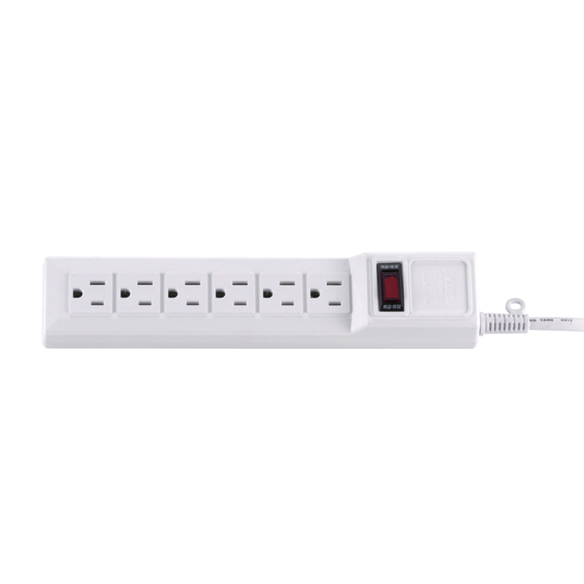 6-Outlet Extension Cord | Power Strip (US Type)