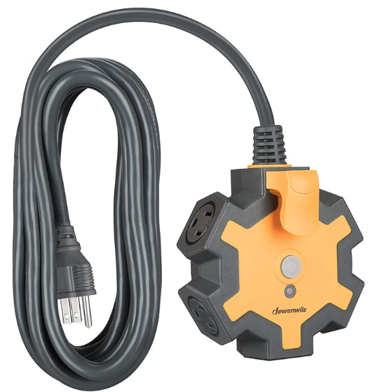 Industrial Power Strip | 5-Outlet Heavy Duty Power Hub (US type)
