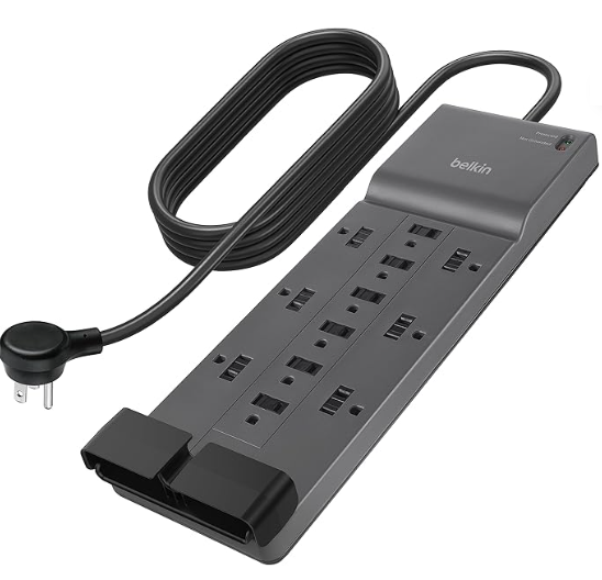 Belkin 12-Outlet Surge Protector Power Strip (US Type)