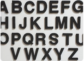 Magnetic EVA Foam Letters