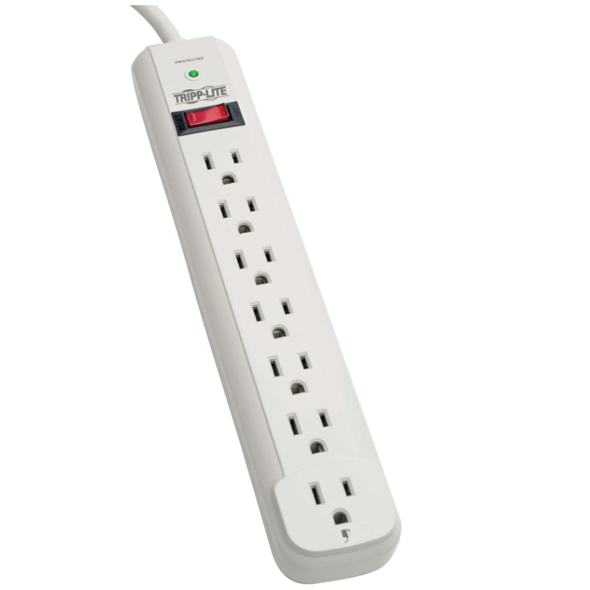 7-Outlet Extension Cord | Power Strip (US Type)|6Ft.Cord